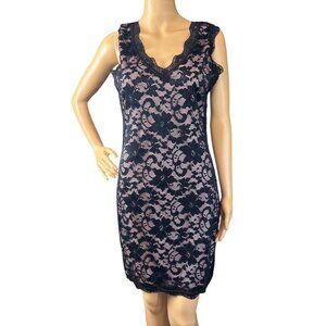 Liberty Love Sleeveless Lace Dress in Black Size Small‎
